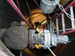 It is a dangerous job repairing manholes and lift stations, but someone has to do it.